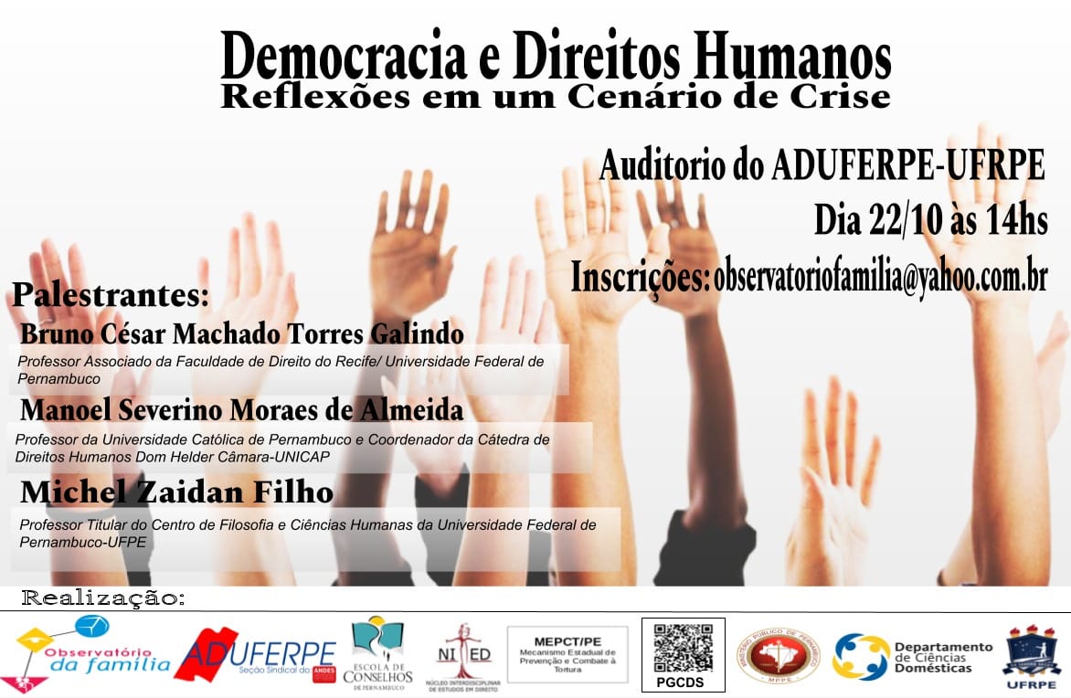 cartaz com informações do evento