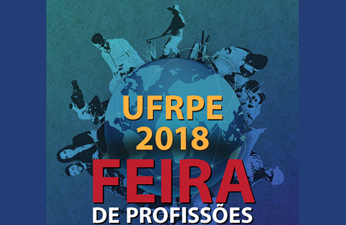 cartaz da feira de profissões ufrpe 2018