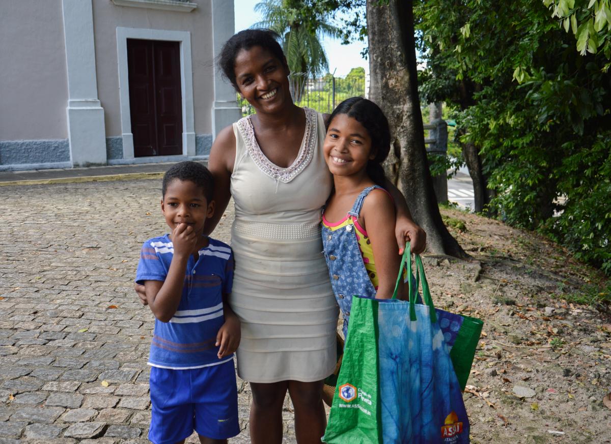 família beneficada