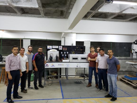 equipe de alunos