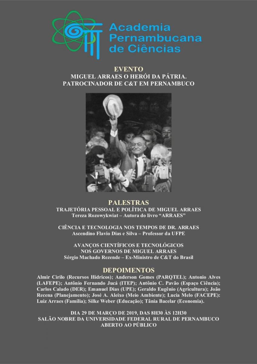 cartaz do evento
