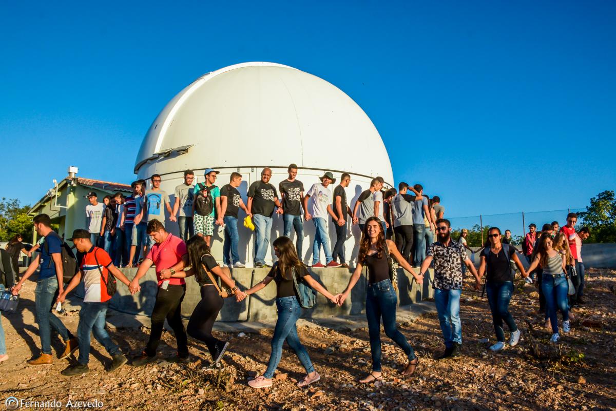 abraço no observatório